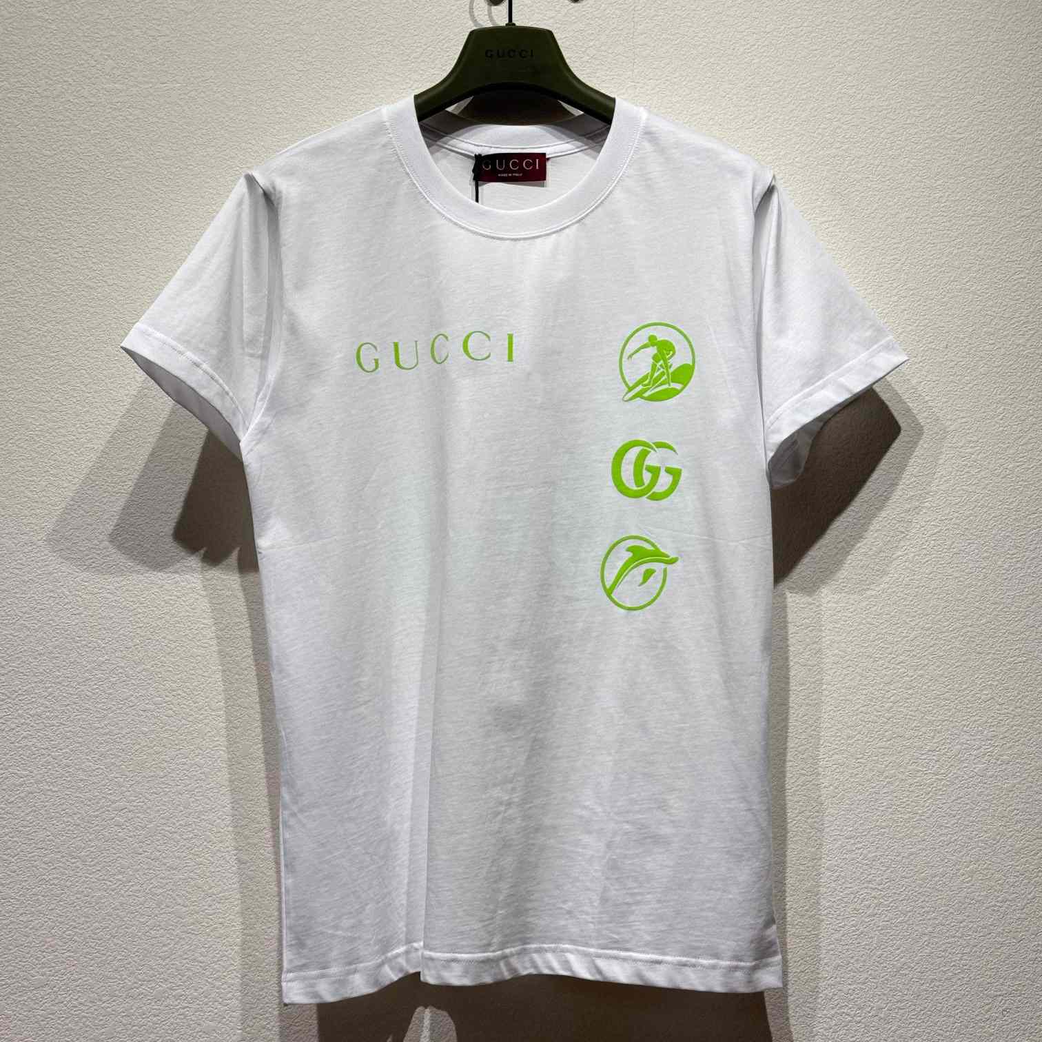 Gucci Printed Cotton Jersey T-shirt - DopestKickz
