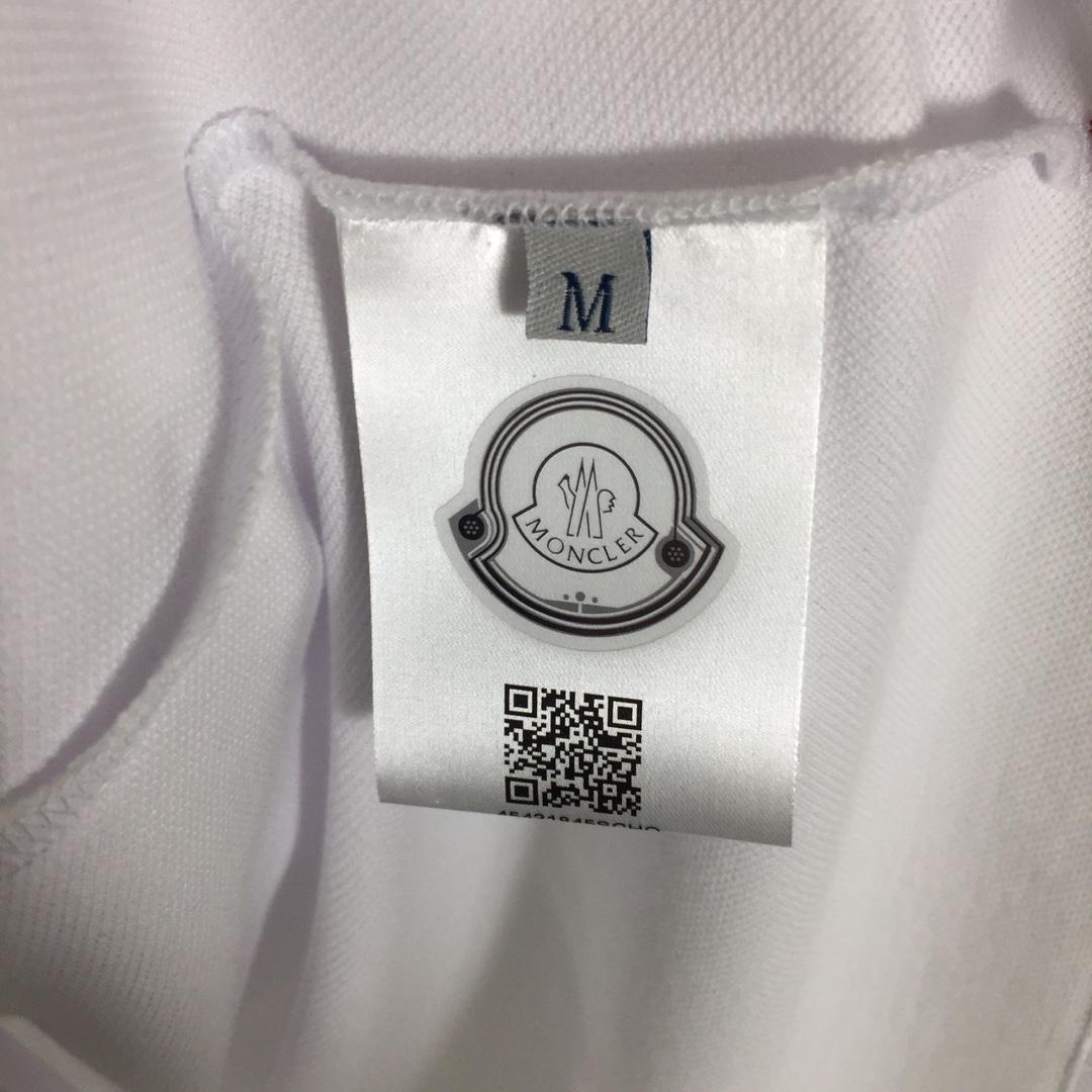Moncler Logo Cotton Polo Shirt - DopestKickz