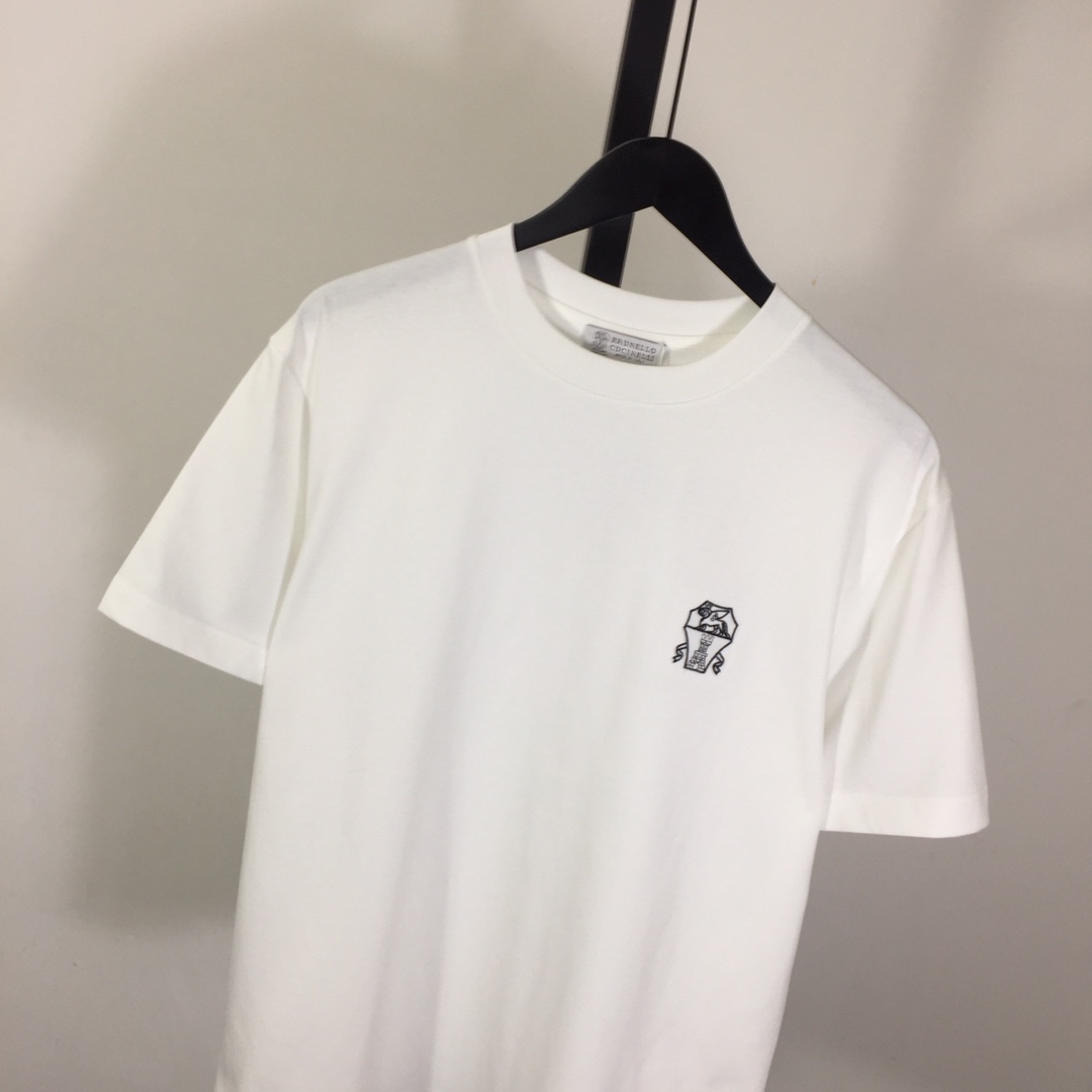 Brunello Cucinelli Cotton T-shirt - DopestKickz