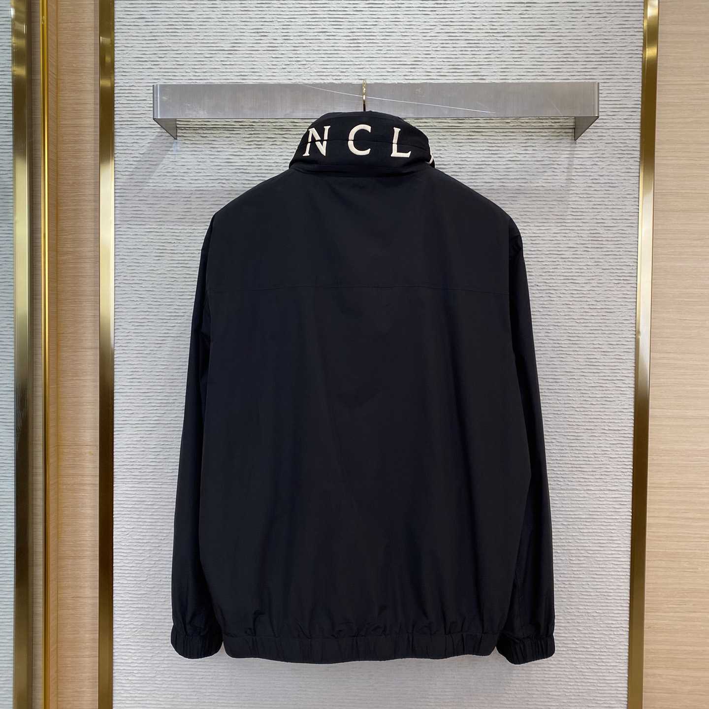 Moncler Logo Patch Zip-Up Jacket - DopestKickz
