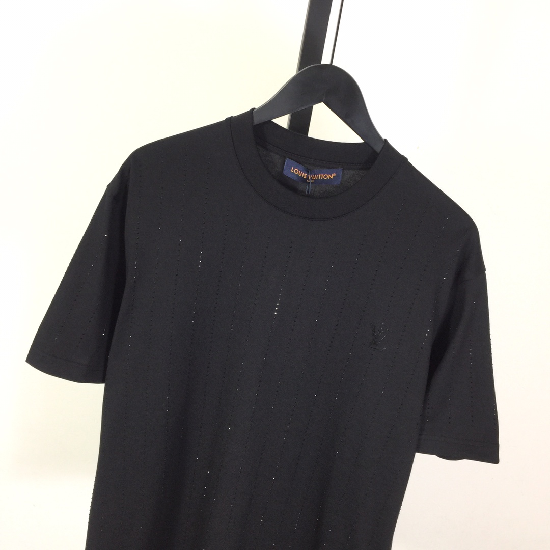 Louis Vuitton Cotton T-Shirt With Crystal - DopestKickz