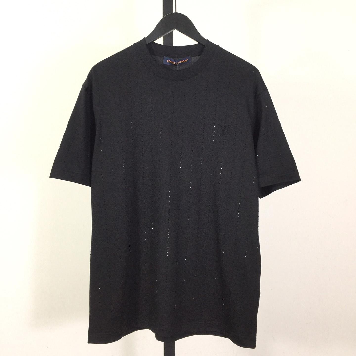 Louis Vuitton Cotton T-Shirt With Crystal - DopestKickz