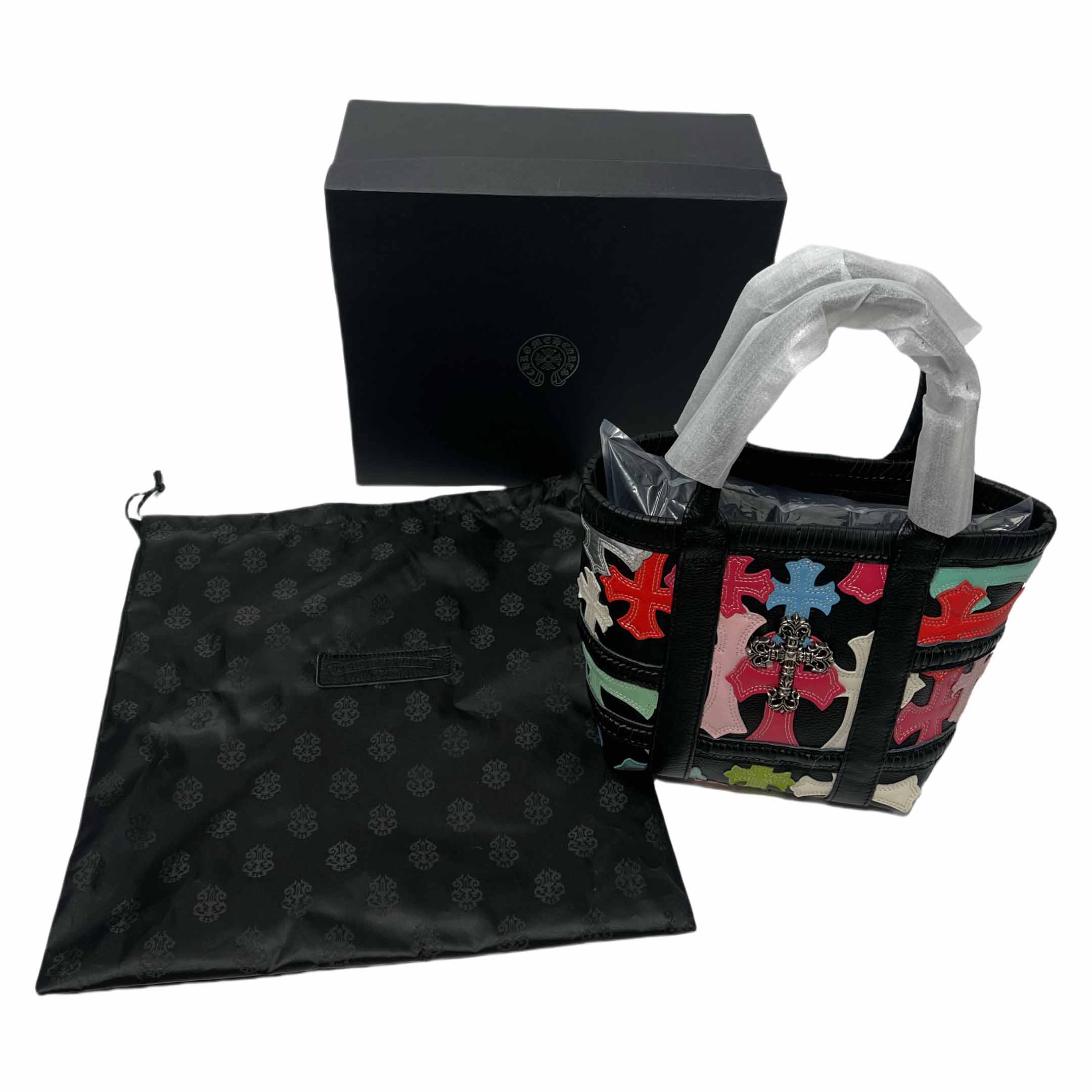 Chrome Heart Cross Patch Tote Bag  32-20.5-20.5cm - DopestKickz