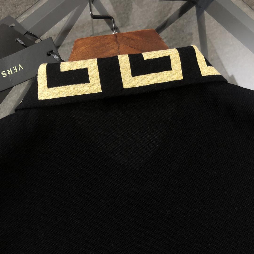 Versace Cotton Polo Shirt - DopestKickz