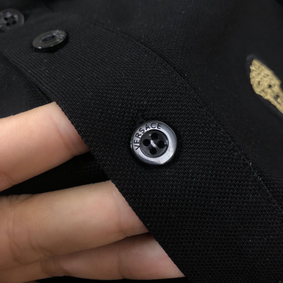 Versace Cotton Polo Shirt - DopestKickz