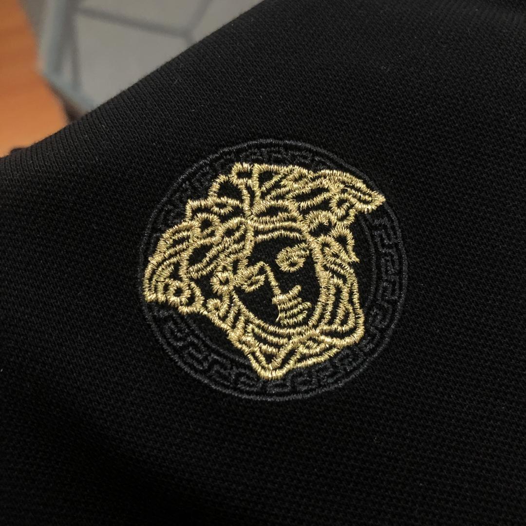 Versace Cotton Polo Shirt - DopestKickz