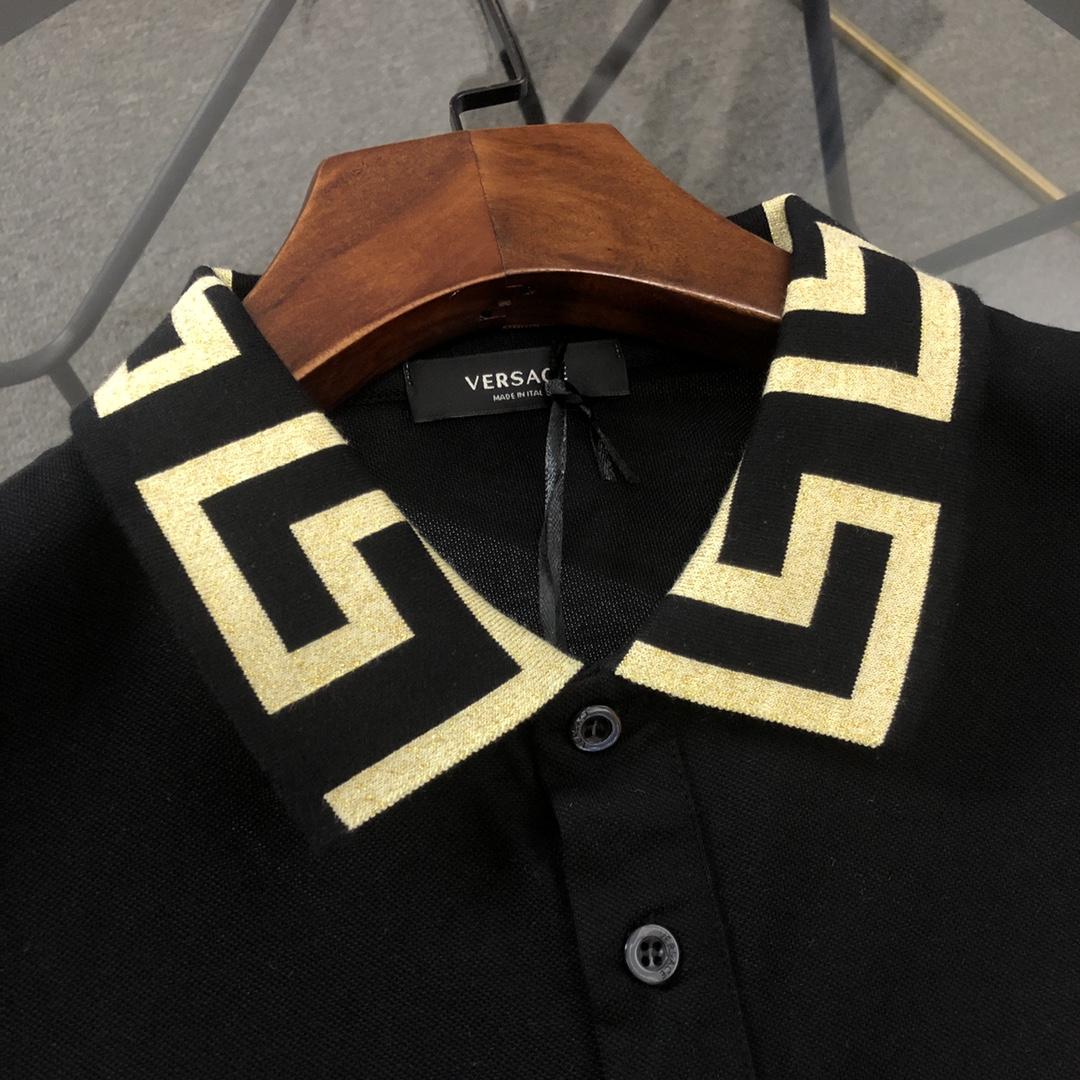 Versace Cotton Polo Shirt - DopestKickz