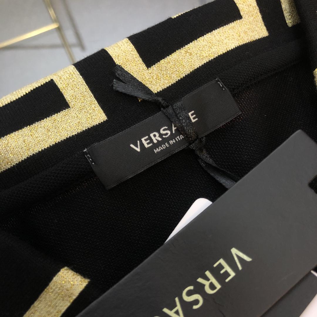 Versace Cotton Polo Shirt - DopestKickz