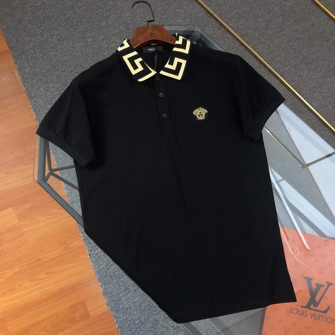 Versace Cotton Polo Shirt - DopestKickz