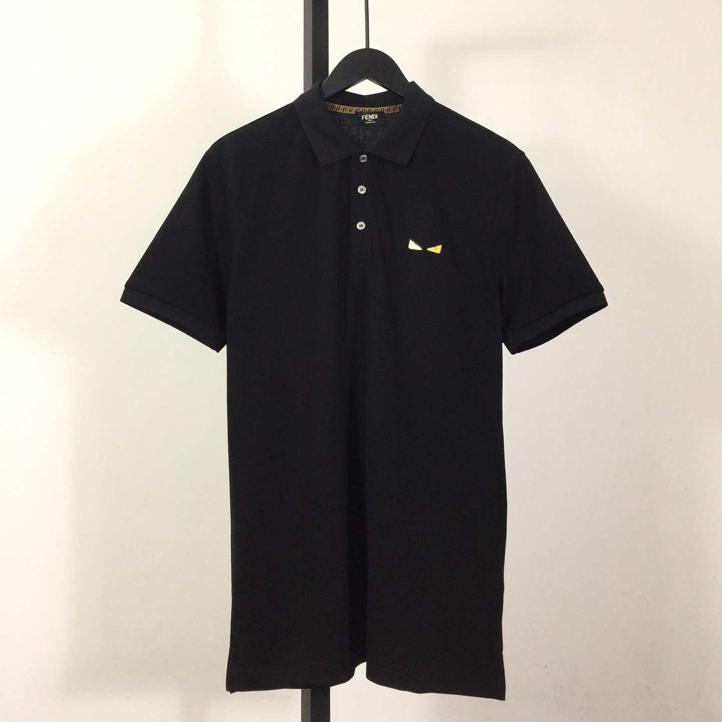 Fendi Logo Cotton Polo Shirt - DopestKickz