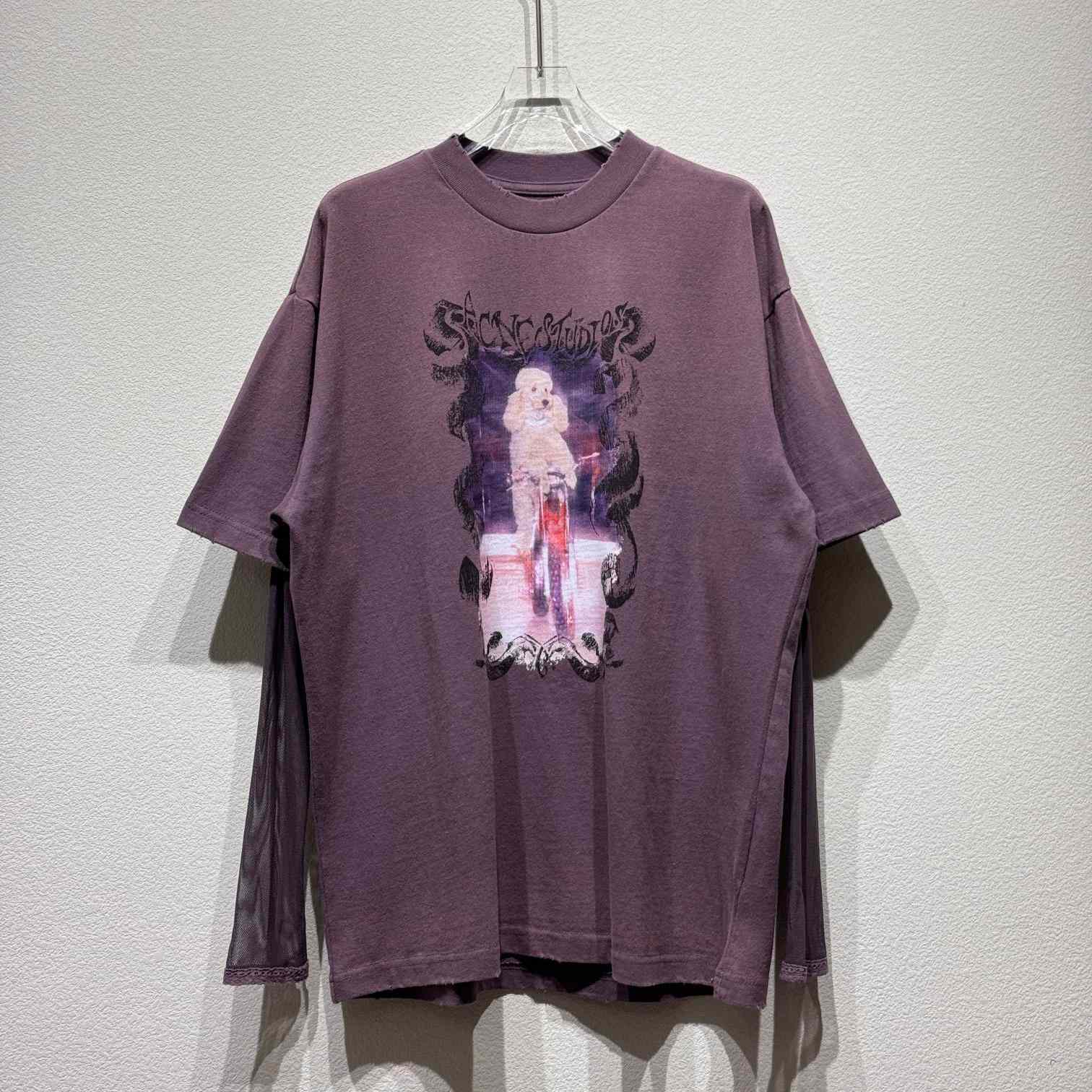 Acne Studios Layered Print T-shirt - DopestKickz