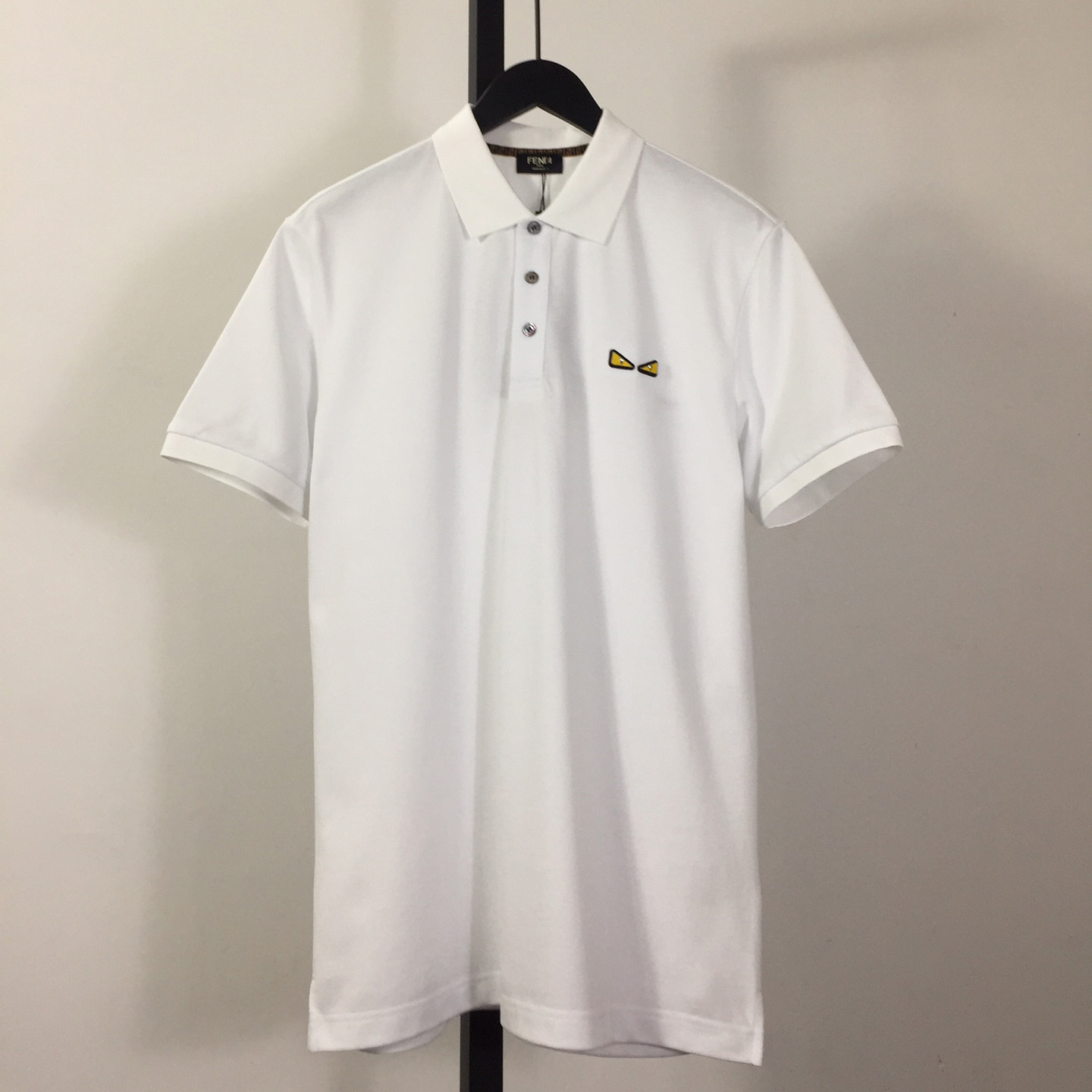 Fendi Logo Cotton Polo Shirt - DopestKickz