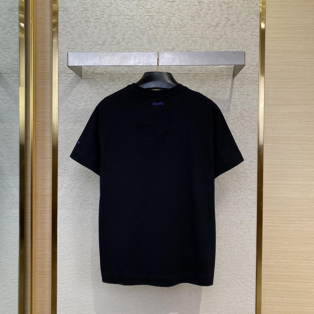 Givenchy T-shirt In Cotton With Cat Eye Embroidery - DopestKickz