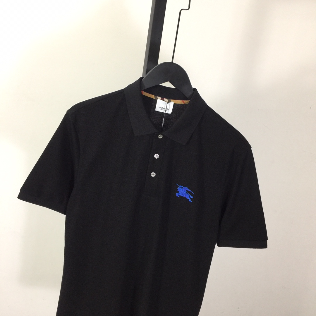Burberry Logo Cotton Polo Shirt - DopestKickz