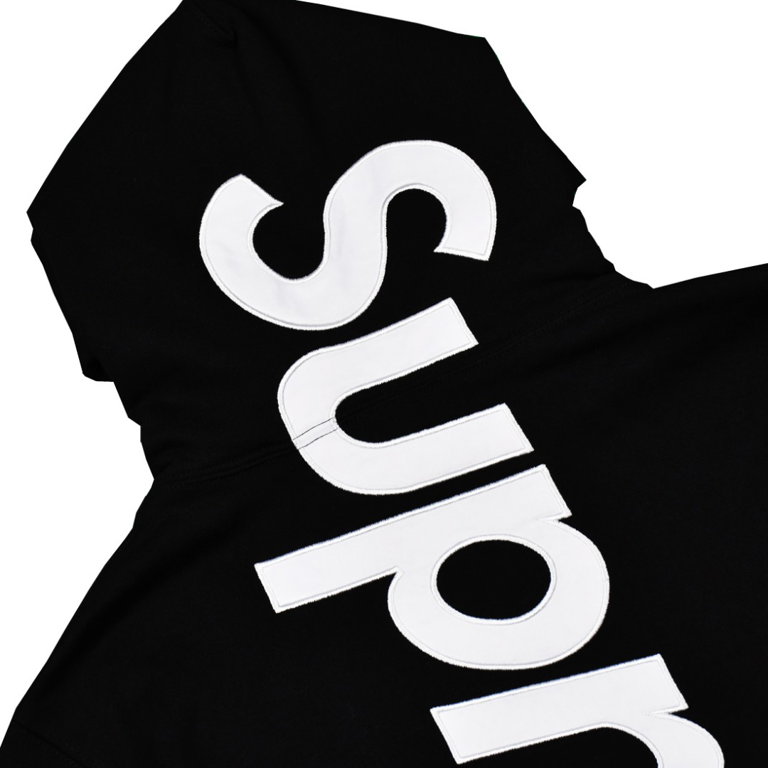 Supreme Satin Appliqué Hooded Sweatshirt - DopestKickz