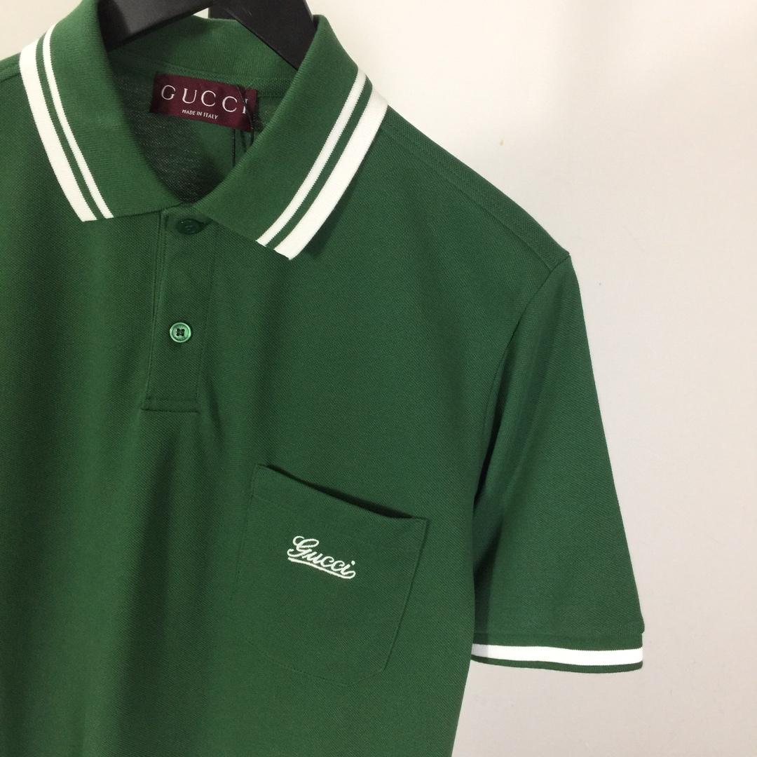 Gucci Cotton Piquet Polo Shirt - DopestKickz