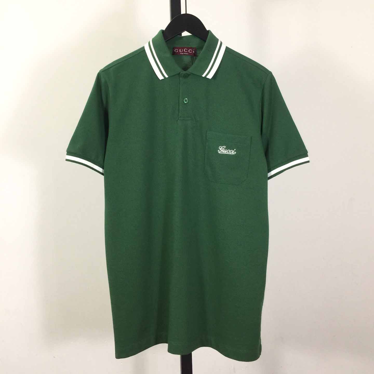 Gucci Cotton Piquet Polo Shirt - DopestKickz