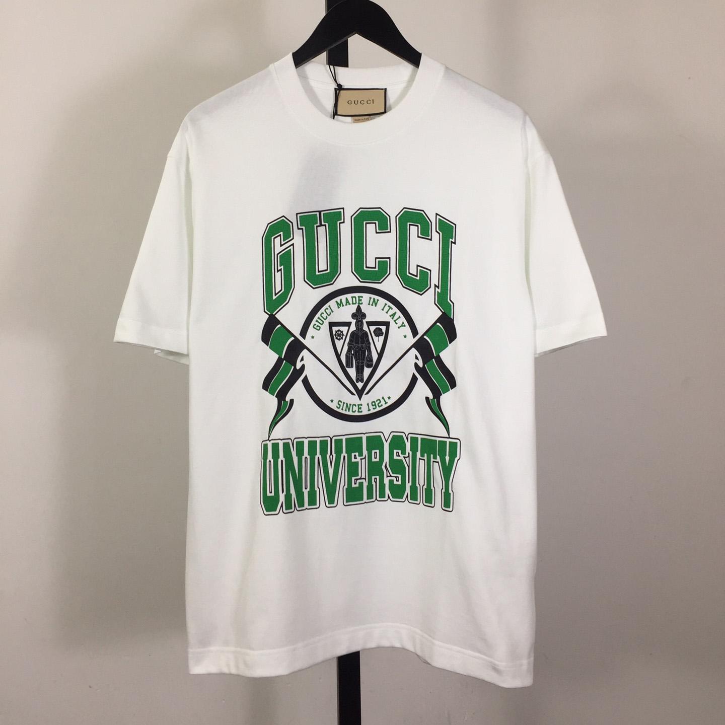 Gucci Cotton Jersey Printed T-shirt   - DopestKickz