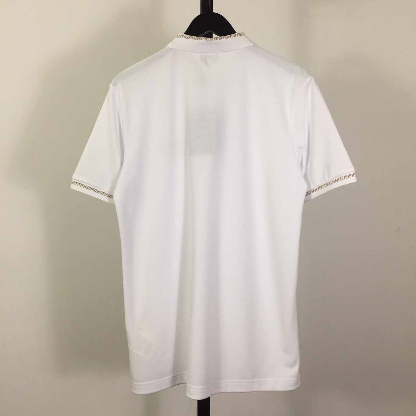 Fendi Logo Cotton Polo Shirt - DopestKickz