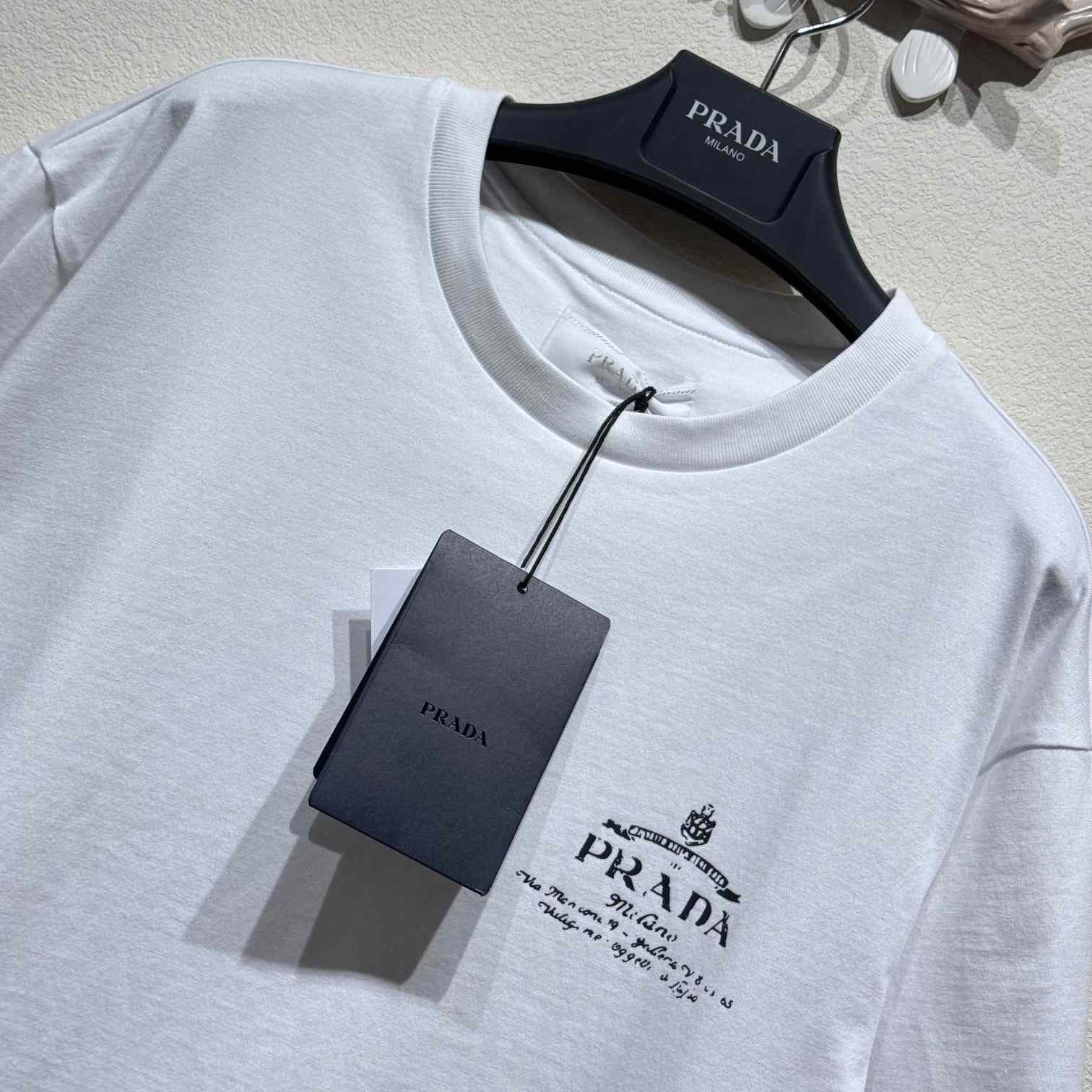 Prada Cotton T-Shirt - DopestKickz