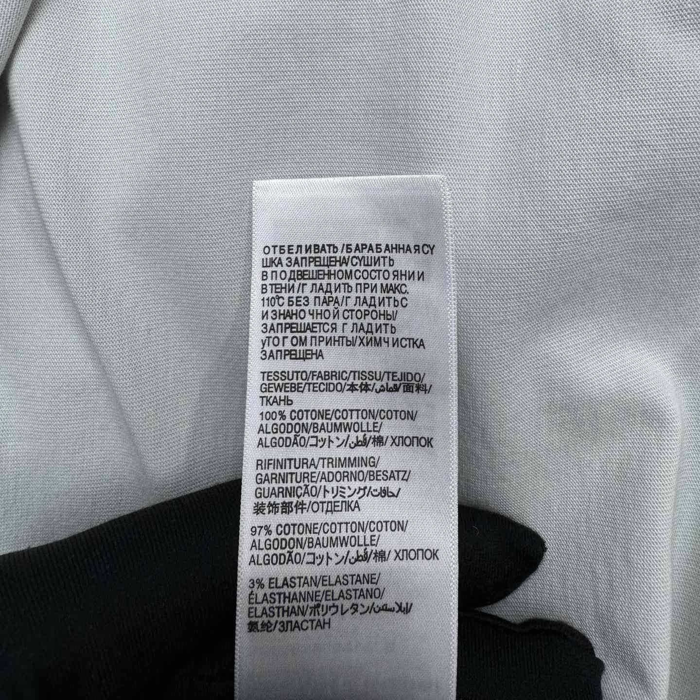 Balenciaga Lipstick Valentines T-Shirt Small Fit In Dirty White Tubular Jersey - DopestKickz