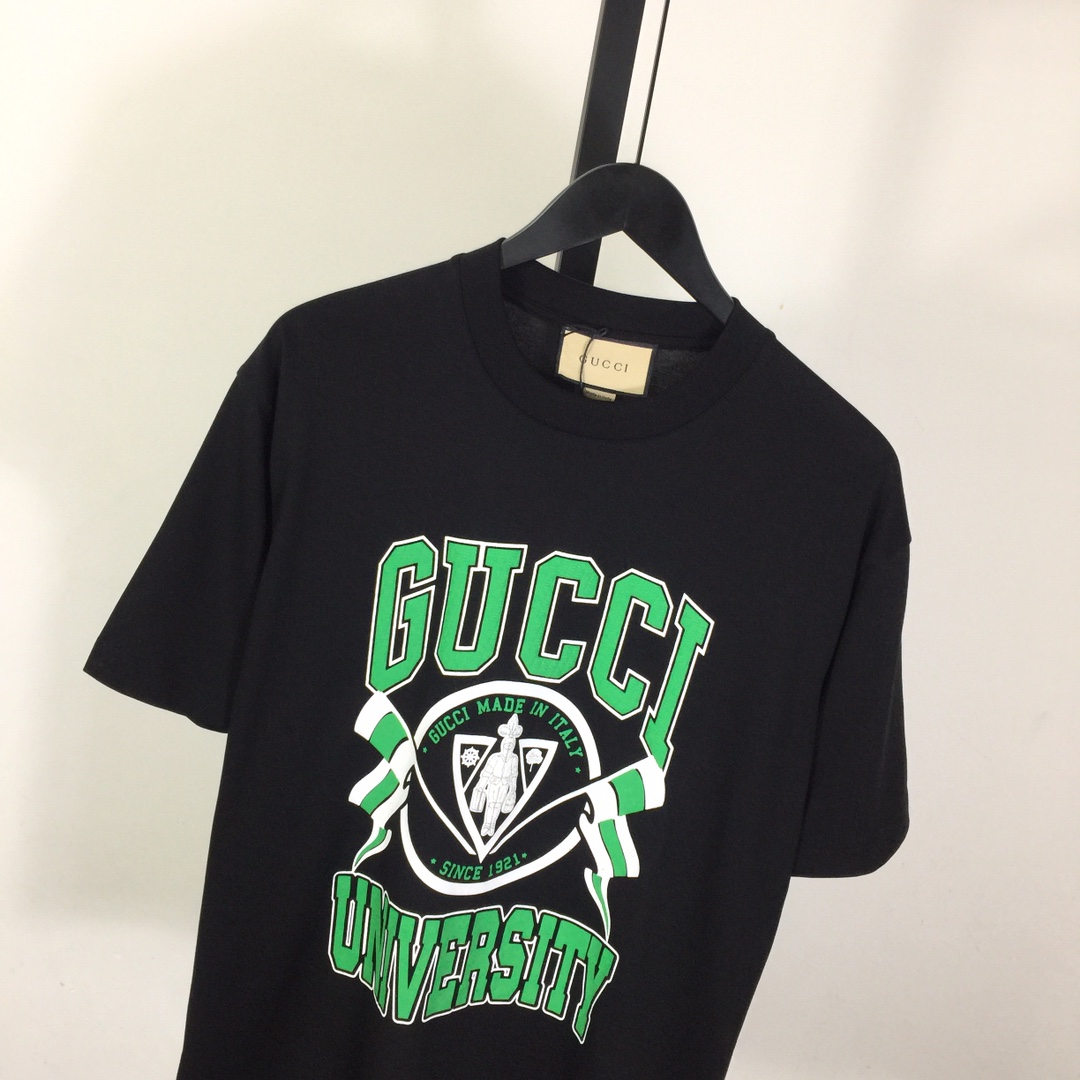 Gucci Cotton jersey printed T-shirt   - DopestKickz
