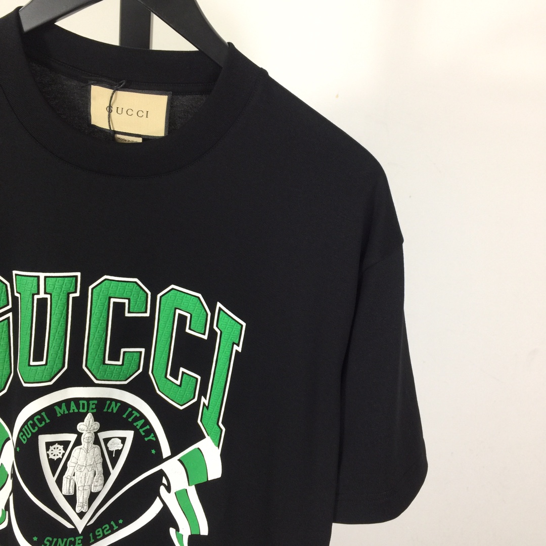 Gucci Cotton jersey printed T-shirt   - DopestKickz