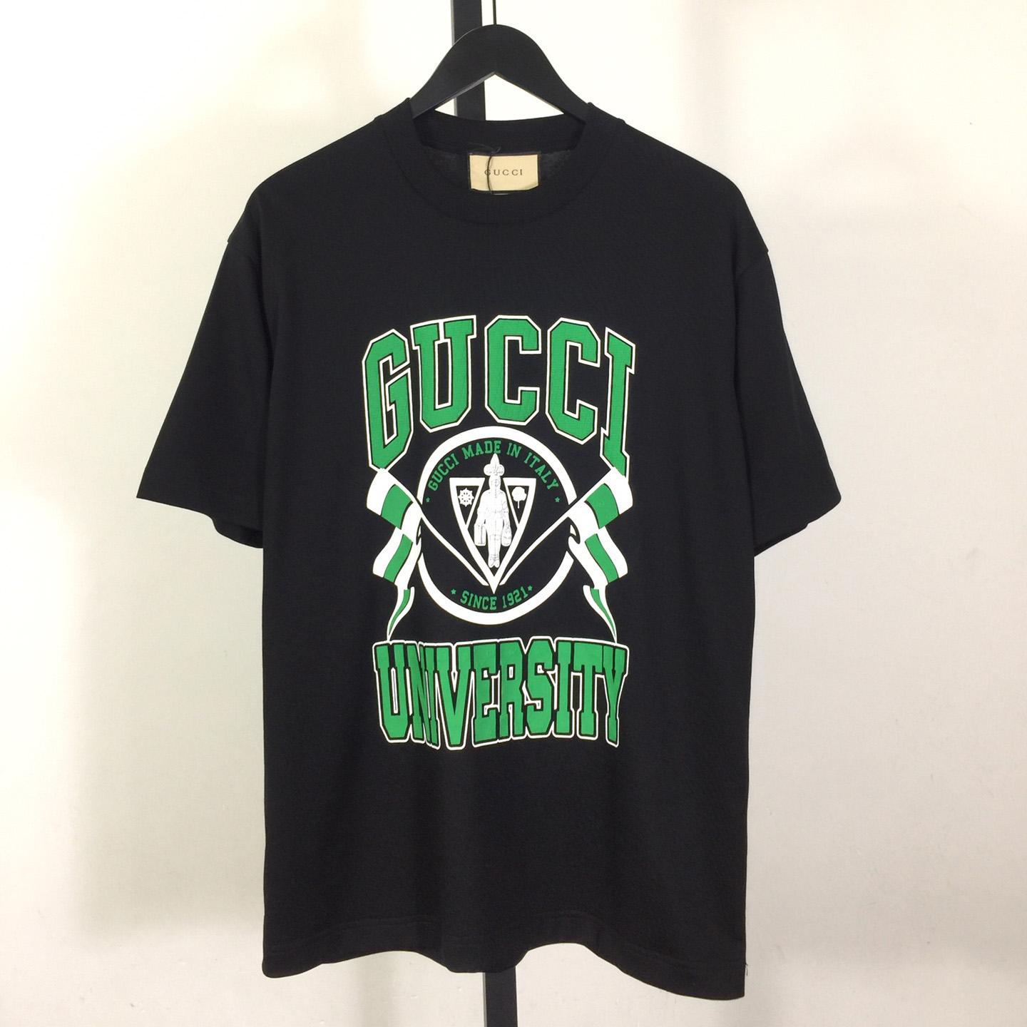 Gucci Cotton jersey printed T-shirt   - DopestKickz