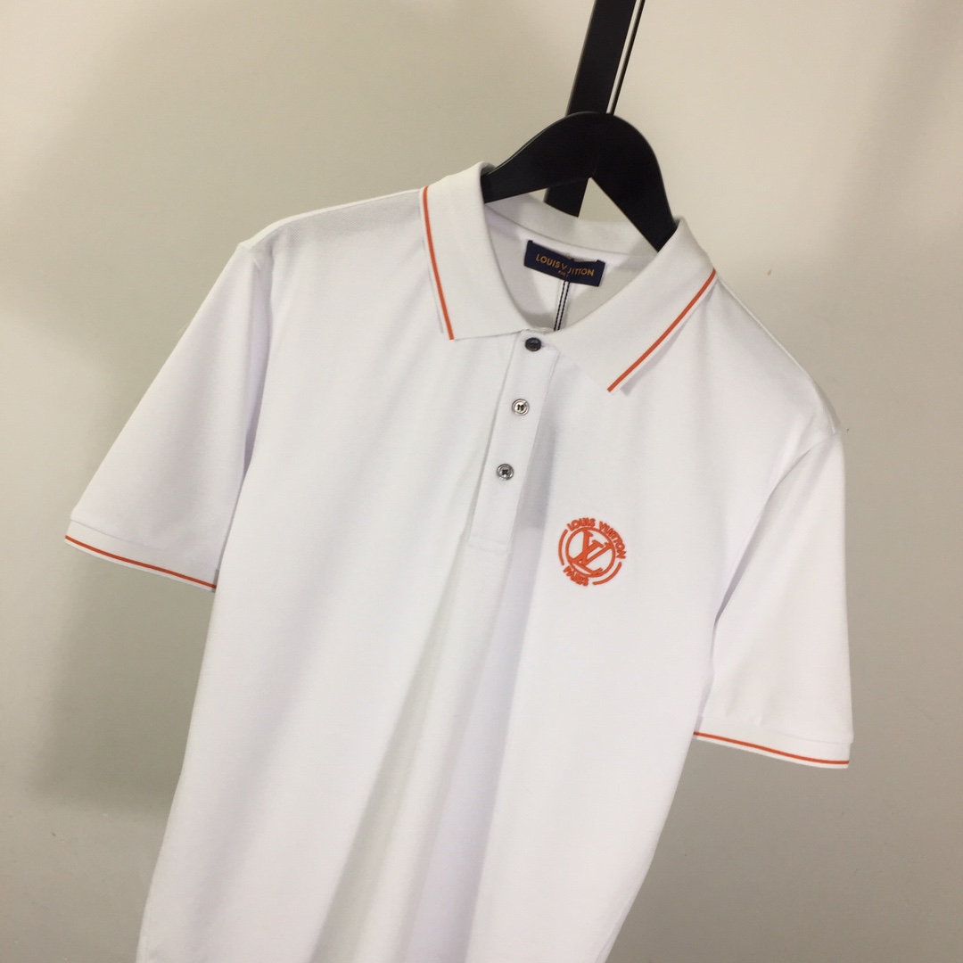 Louis Vuitton Short-Sleeved Cotton Polo Shirt    - DopestKickz