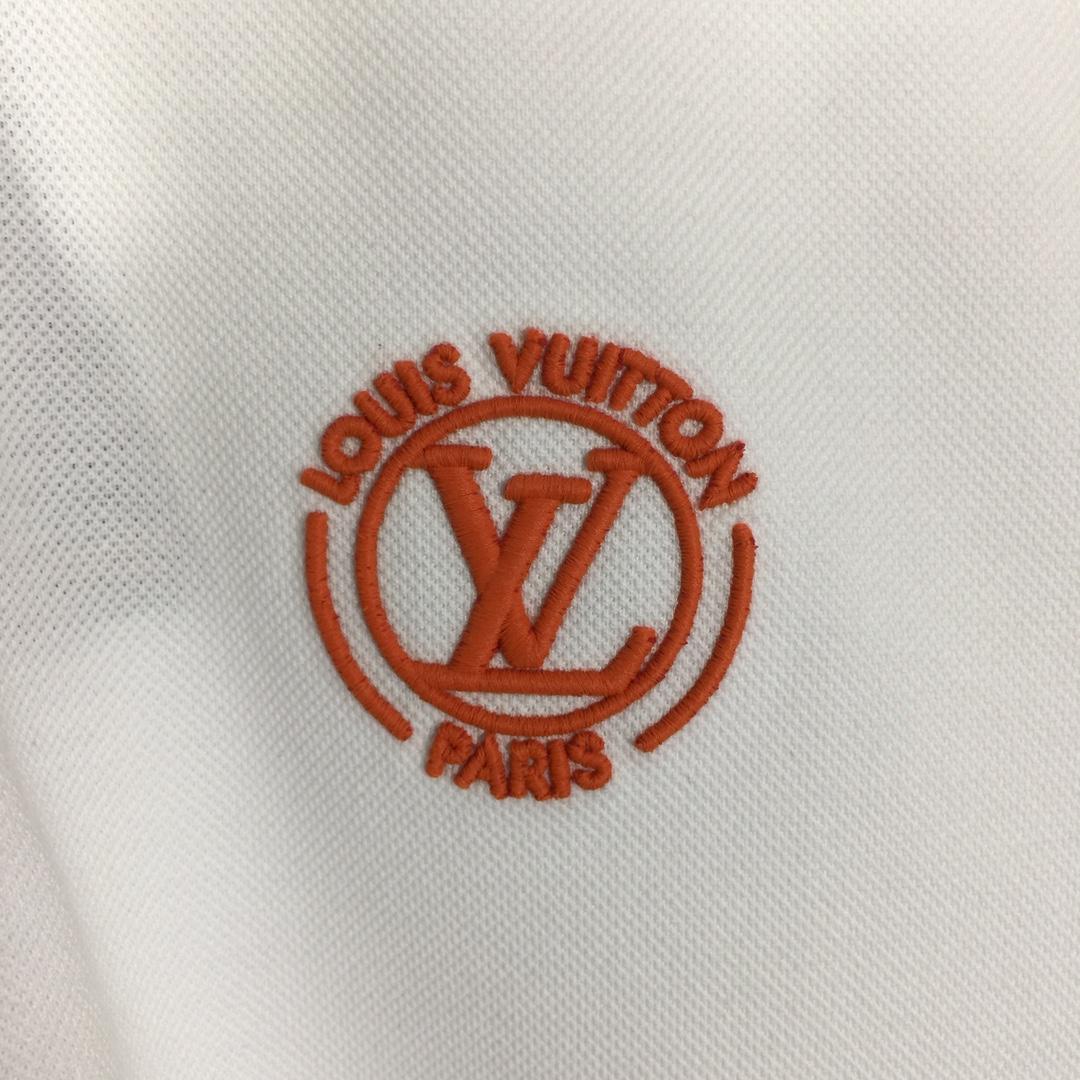 Louis Vuitton Short-Sleeved Cotton Polo Shirt    - DopestKickz