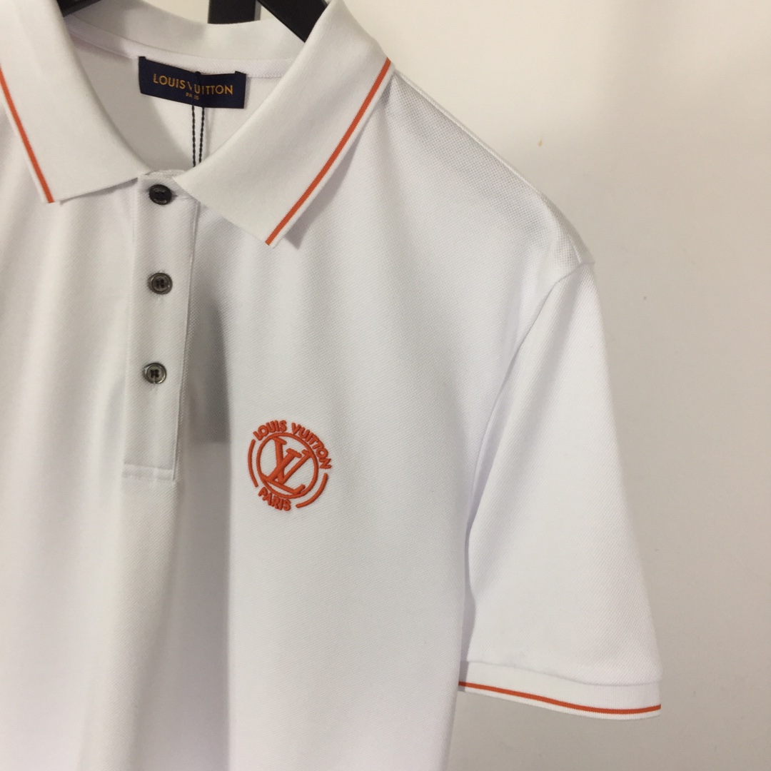 Louis Vuitton Short-Sleeved Cotton Polo Shirt    - DopestKickz