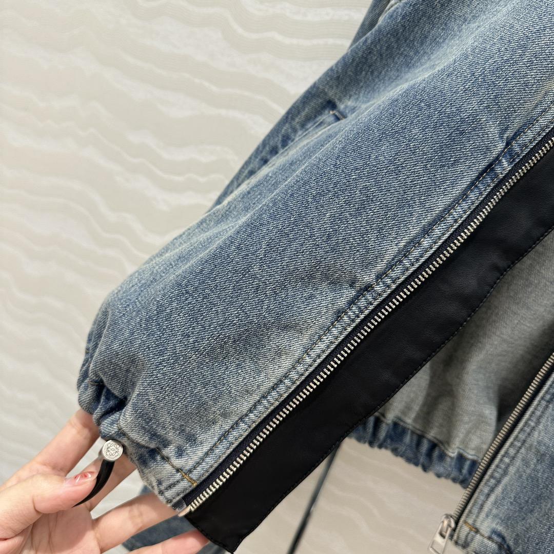 Loewe Balloon Jacket In Denim - DopestKickz