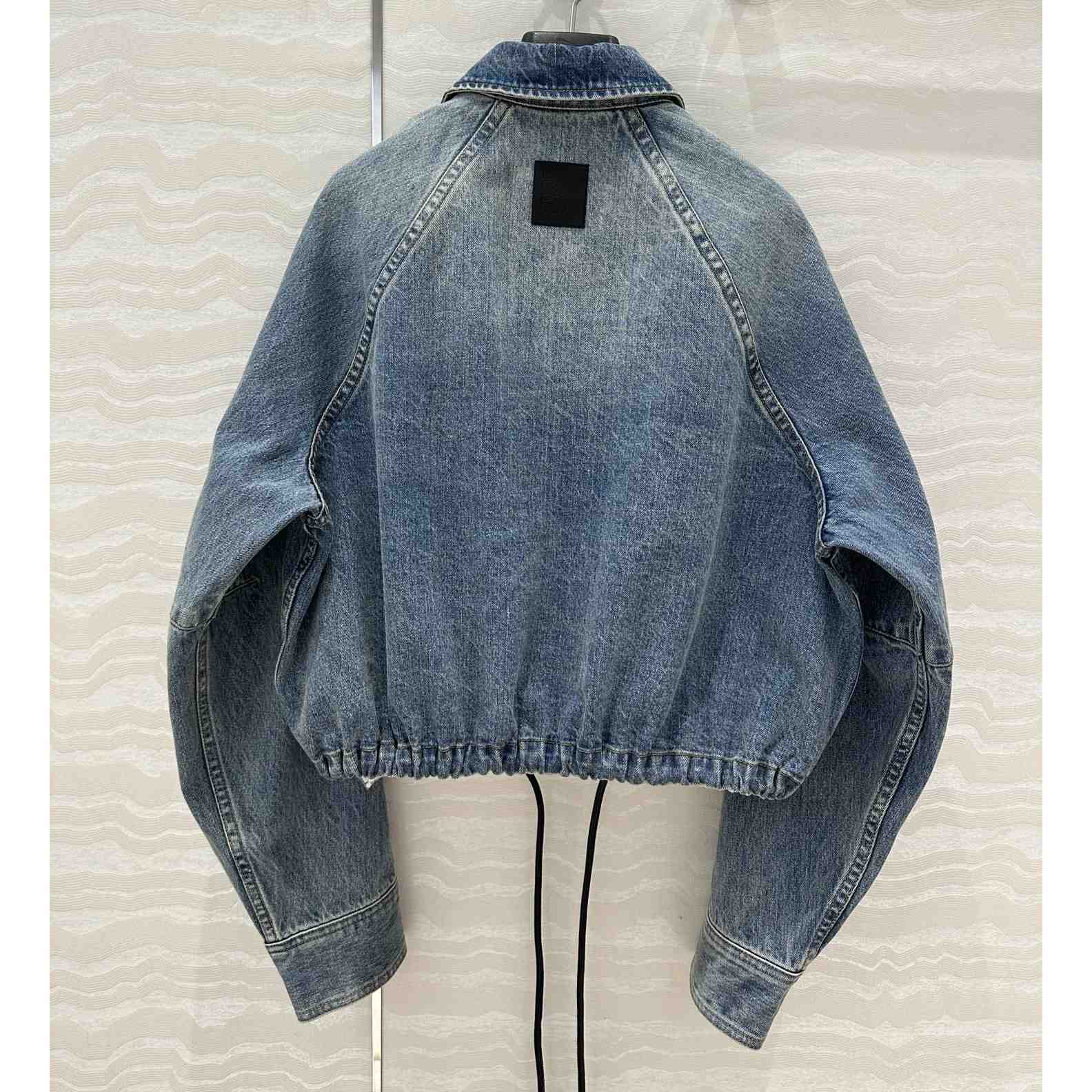 Loewe Balloon Jacket In Denim - DopestKickz