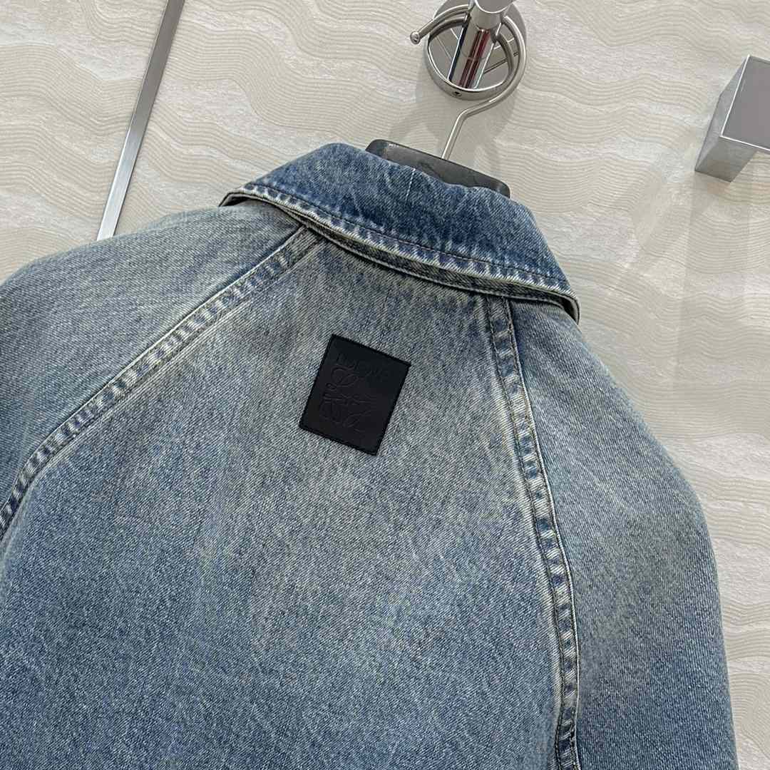 Loewe Balloon Jacket In Denim - DopestKickz