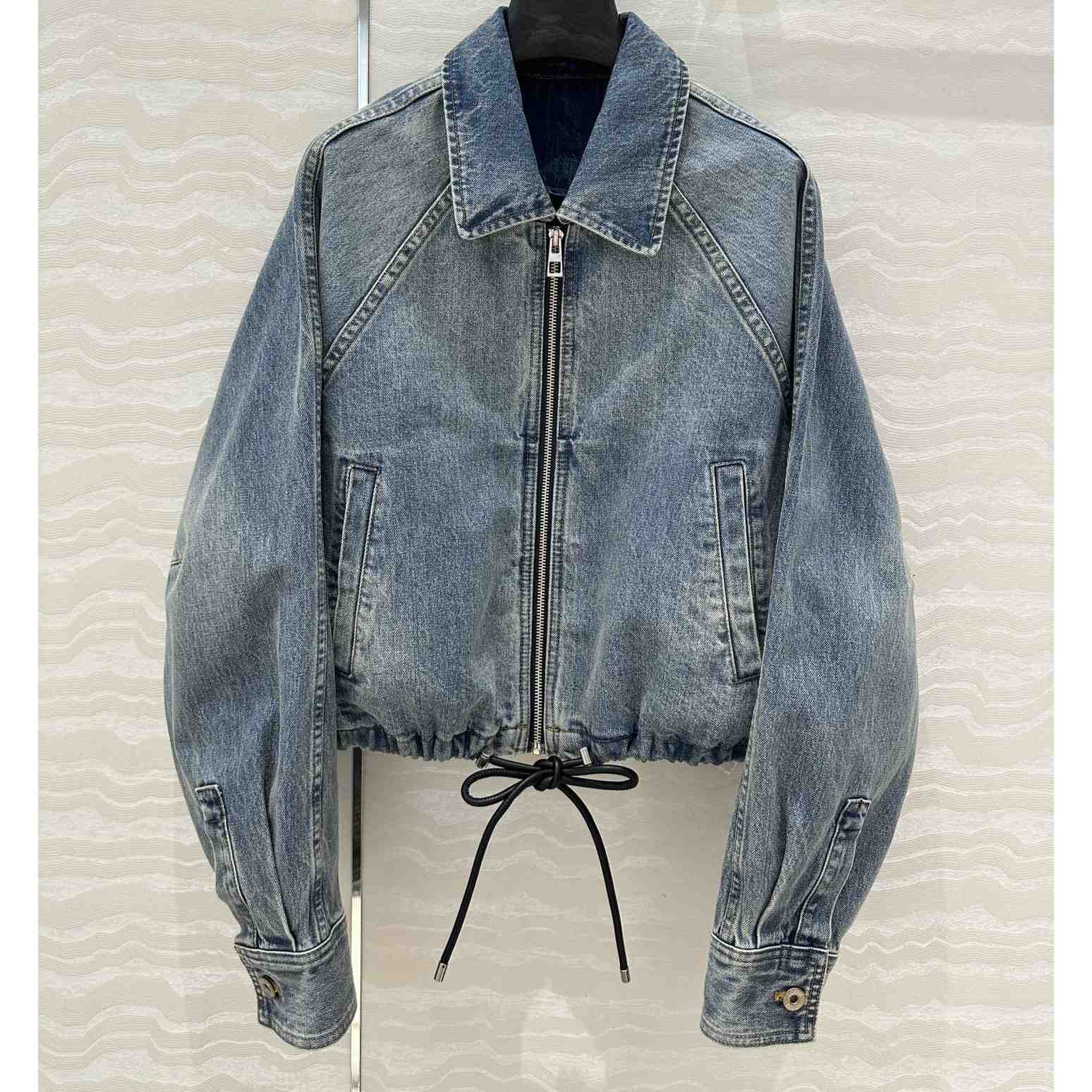 Loewe Balloon Jacket In Denim - DopestKickz