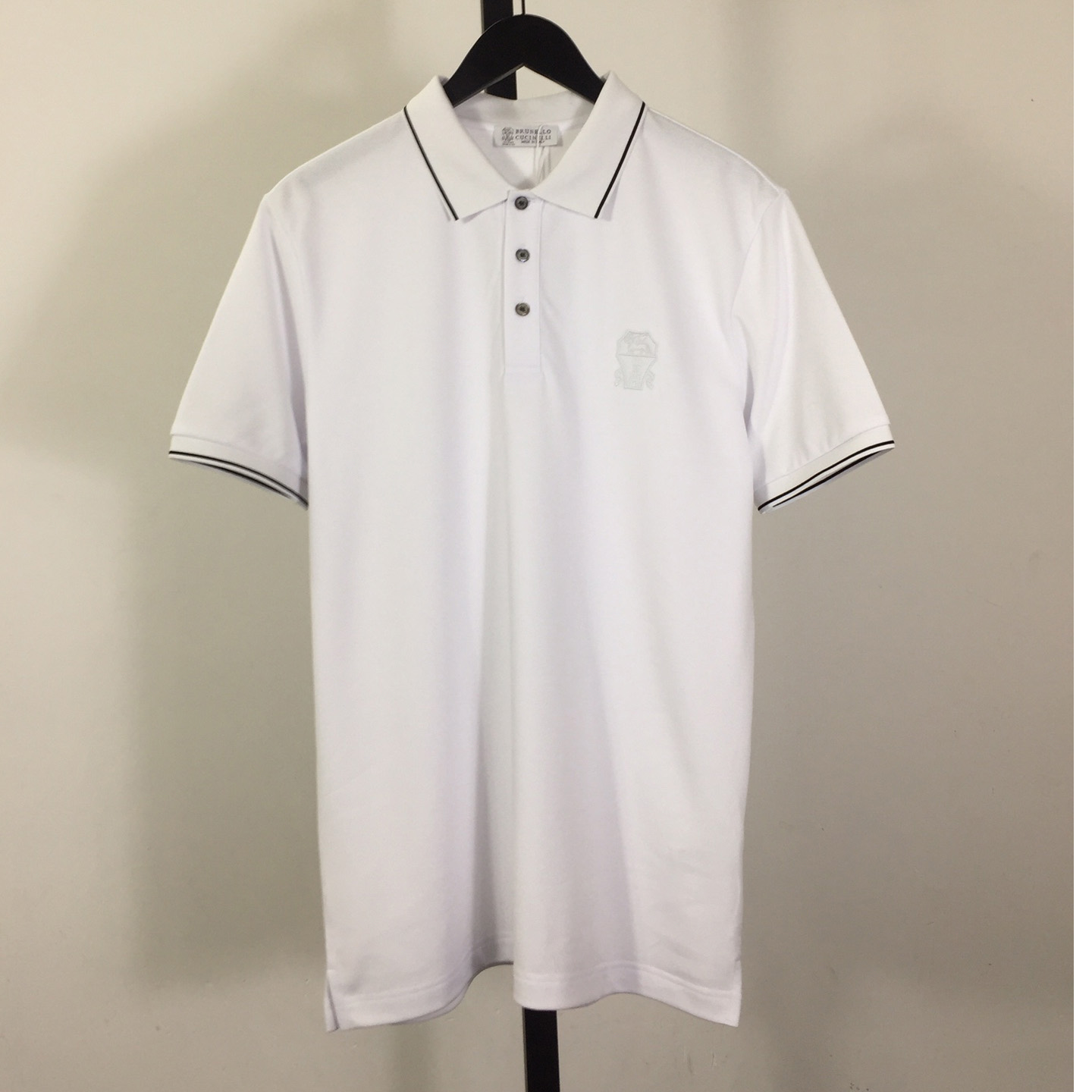 Brunello Cucinelli Short-Sleeved Cotton Polo Shirt    - DopestKickz