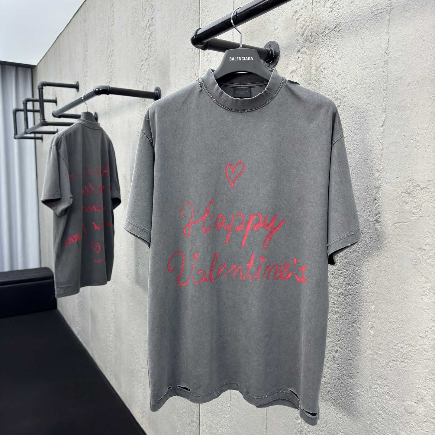 Balenciaga Lipstick Valentines T-Shirt Small Fit  - DopestKickz