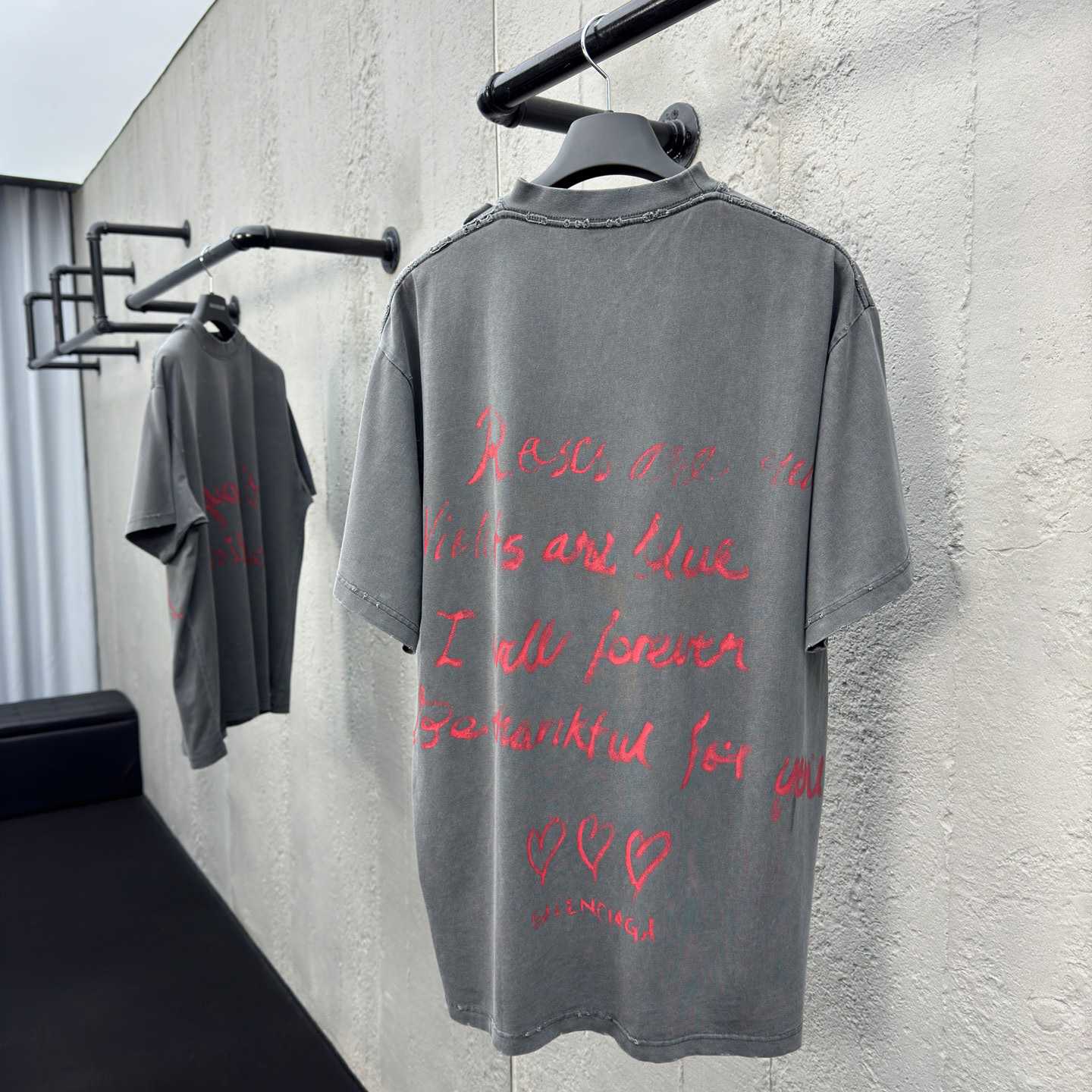 Balenciaga Lipstick Valentines T-Shirt Small Fit  - DopestKickz