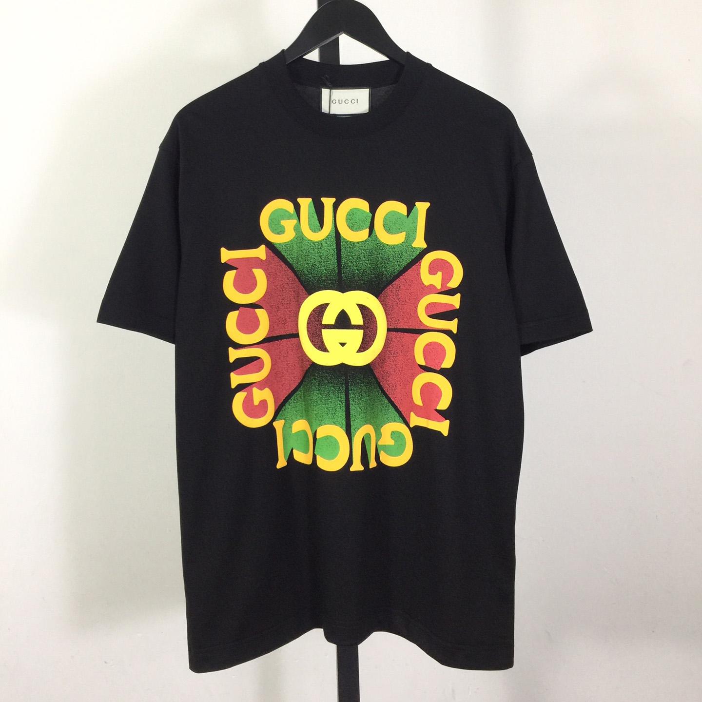 Gucci Cotton Jersey Printed T-shirt   - DopestKickz