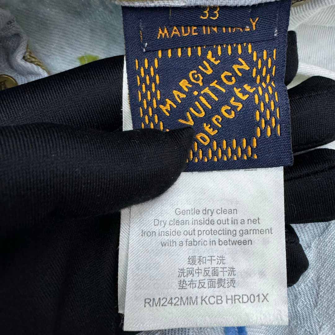 Louis Vuitton x Tyler The Creator Monogram Dnim Pants - DopestKickz