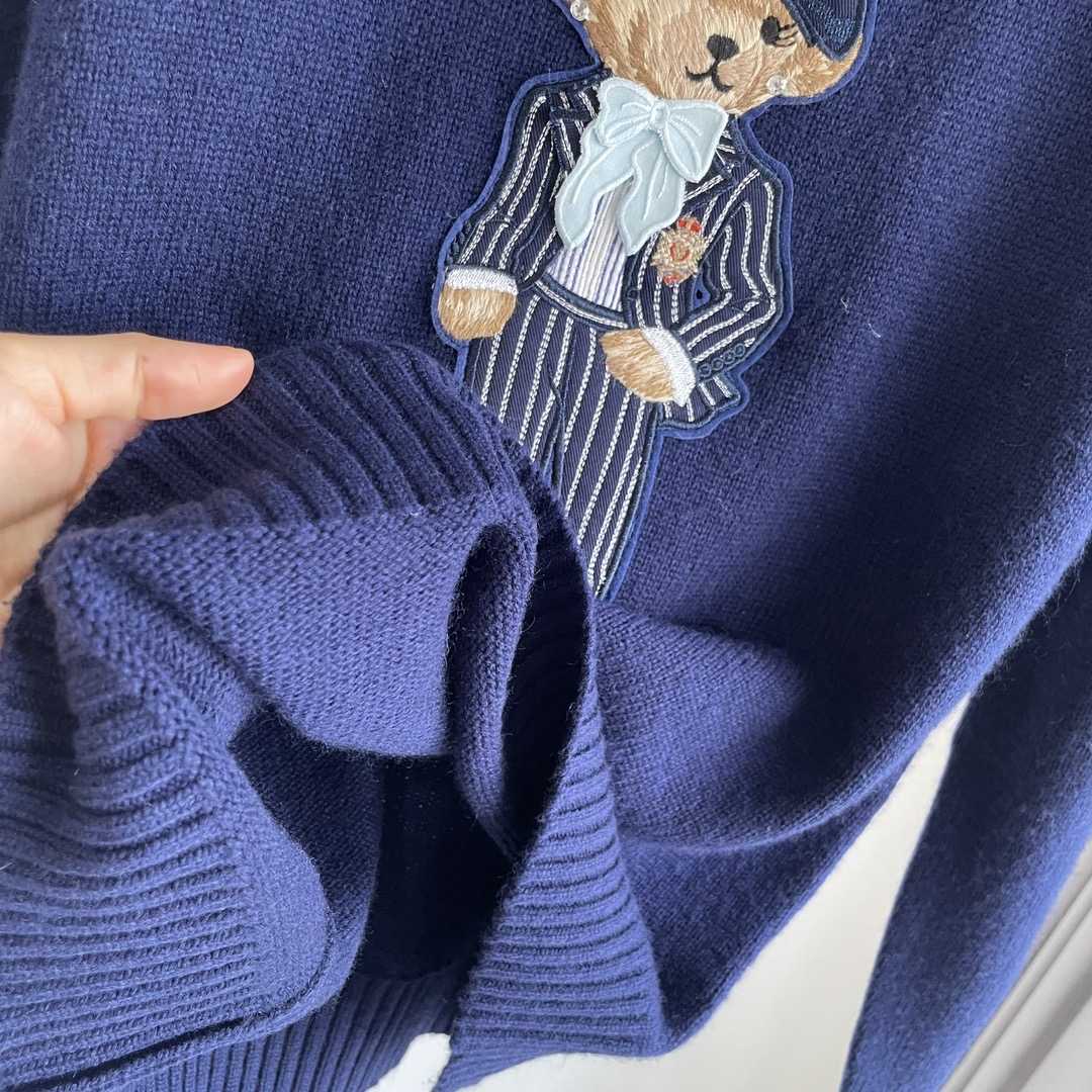 Ralph Lauren Cricket Polo Bear Silk Sweater - DopestKickz