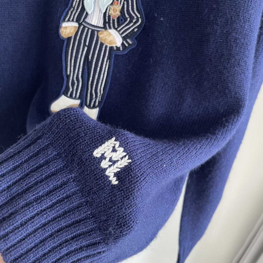Ralph Lauren Cricket Polo Bear Silk Sweater - DopestKickz