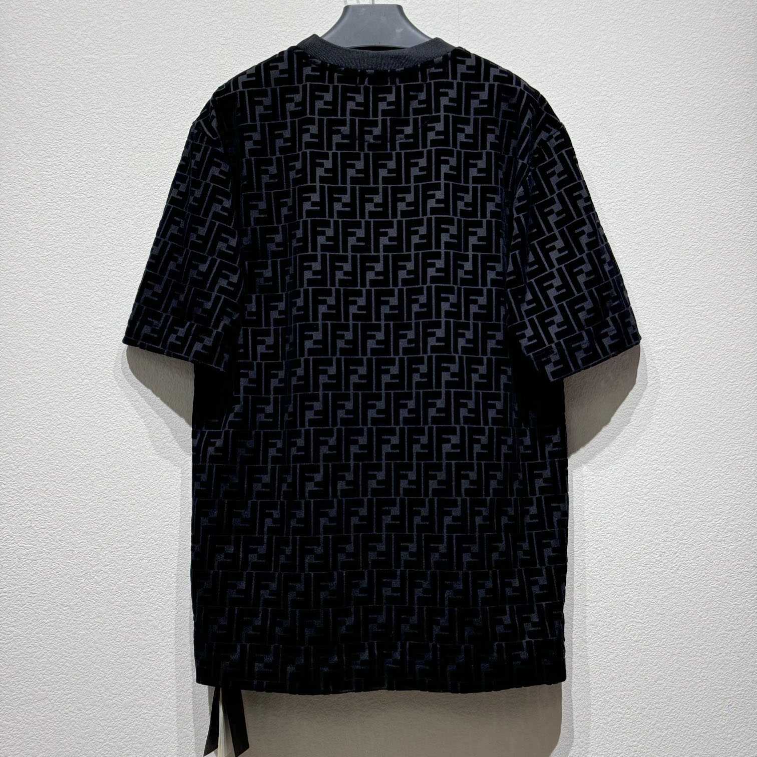 Fendi T-shirt In Black Piqué - DopestKickz