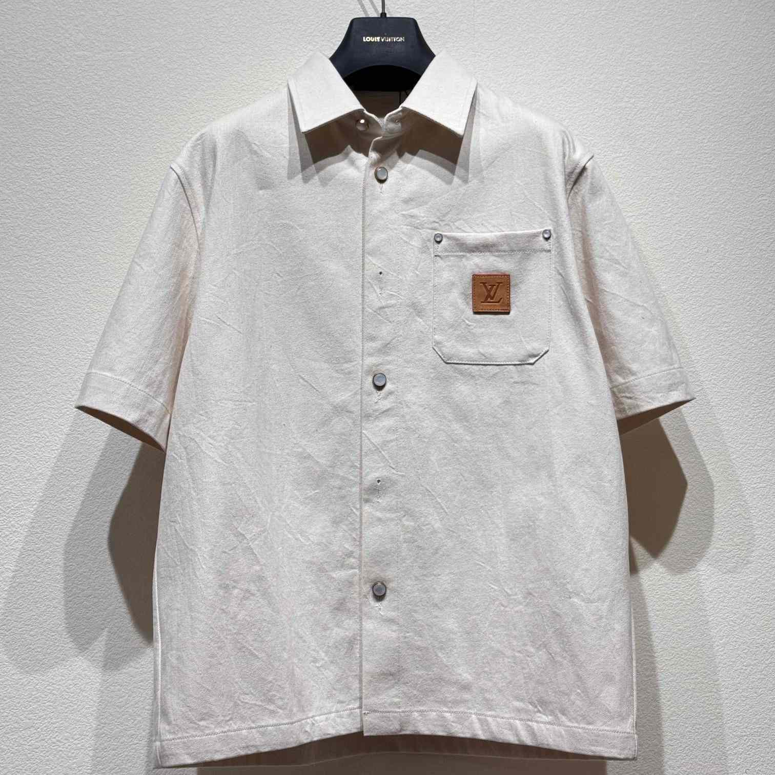 Louis Vuitton Silk-Blend Short-Sleeved Shirt   1AHCHZ - DopestKickz