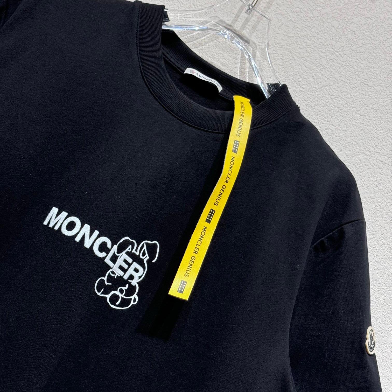 Moncler x FRGMT Cartoon Logo Cotton T-Shirt - DopestKickz