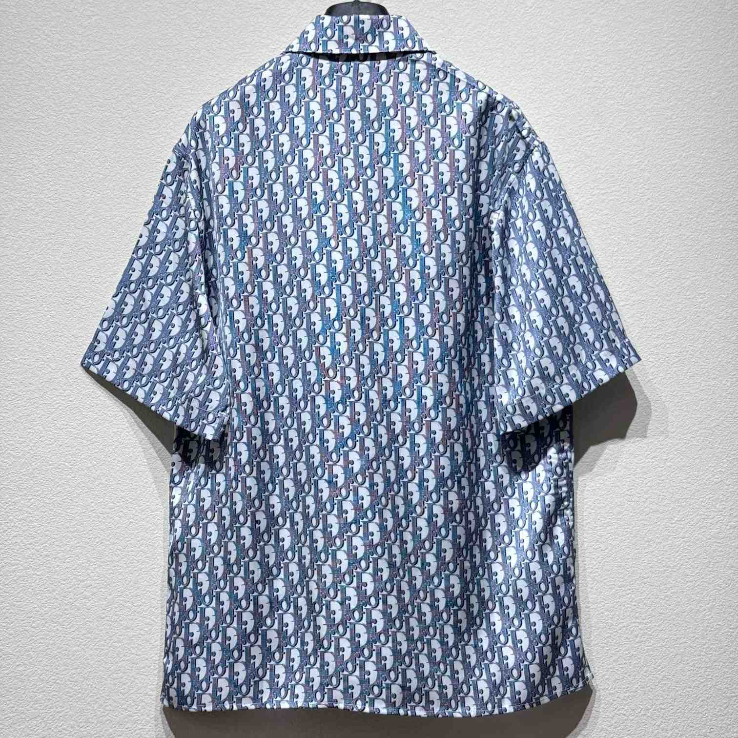 Dior Oblique Short-Sleeved Shirt  - DopestKickz