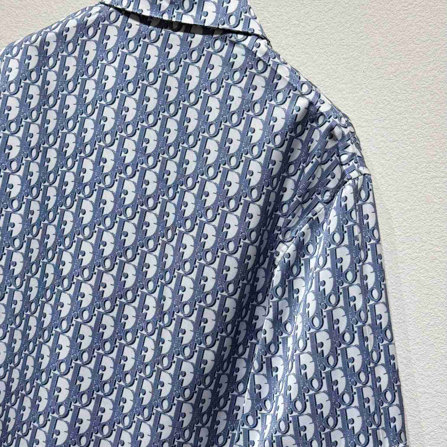 Dior Oblique Short-Sleeved Shirt  - DopestKickz