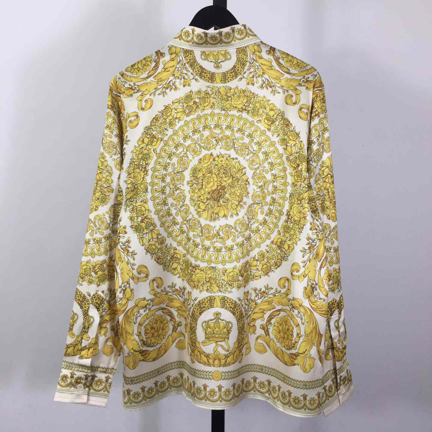 Versace Barocco Silk Shirt  - DopestKickz