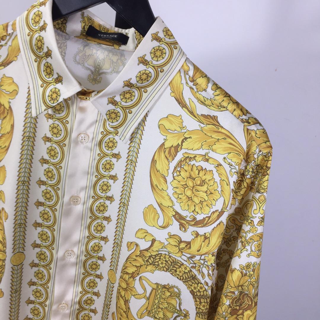 Versace Barocco Silk Shirt  - DopestKickz
