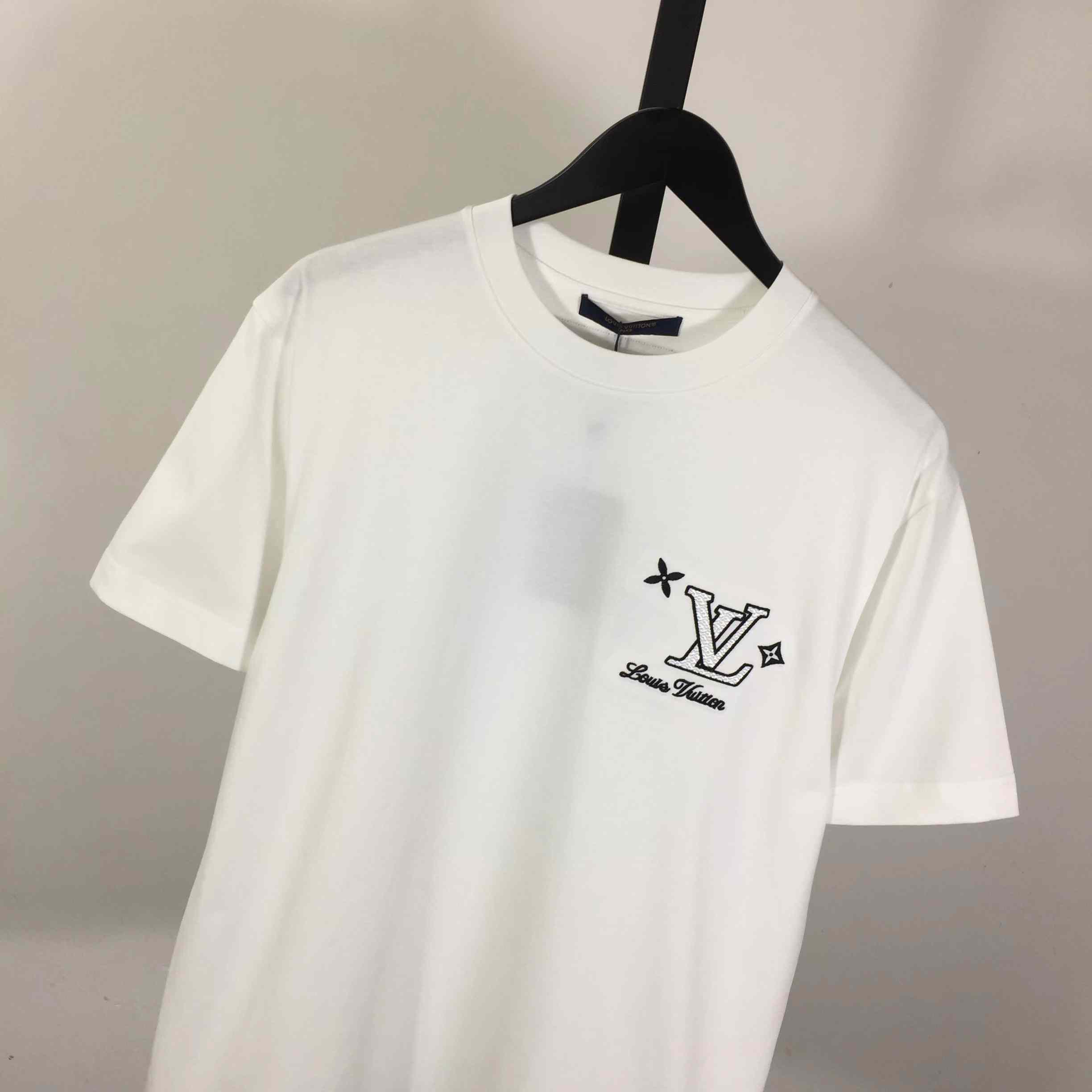 Louis Vuitton Logo Cotton T-Shirt - DopestKickz